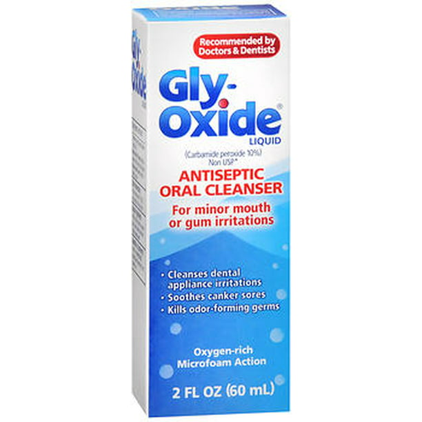 Gly-Oxide Liquid Antiseptic Oral Cleanser, 2 Fl. Oz. - Walmart.com