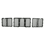 New Aftermarket Matte-Black Grille Insert 68143074AD fits 2014-2016 Jeep Grand Cherokee