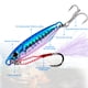 thumbnail image 2 of Cebos artificiales de 30g y 65mm, doble gancho, placa de hierro, señuelo de mar, señuelo de pesca de fundición larga, 2 of 7