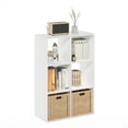 thumbnail image 5 of Furinno Pelli Cubic Storage Cabinet, 3x2, White, 5 of 6