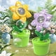 thumbnail image 4 of Bubble machine sunflowers, LED lights, rechargeable, music, portable bubble machine for children, 20,000 bubbles/min., 4 of 5