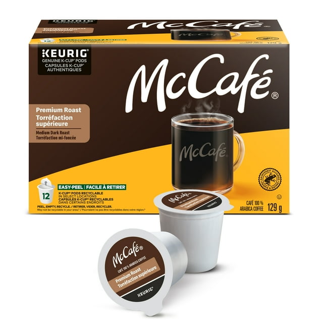 McCafé Premium Medium Dark Roast, K-Cup Coffee Pods