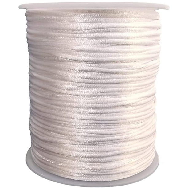 1.5mm Nylon Cord, 500M x 1.5mm Nylon Chinese Knot Cord Rattail Macrame