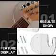 thumbnail image 4 of Juego de ganchos para bajo, colgador de pared para guitarra, soporte de pared clásico para guitarra, 4 of 7