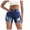 Dark Blue, variant on Womens Shorts Denim Women's Stretchy High Waisted Denim Shorts Frayed Hem Skinny Ripped Jean Shorts Summer Hot Pants Black M
