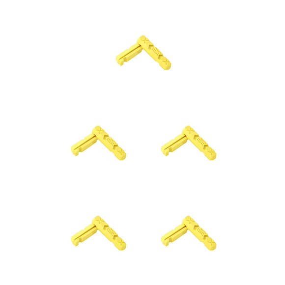 Eigraketly 1 par de pastillas de freno, ajuste de frenado antidesgaste, almohadillas de bloque profesionales, piezas de repuesto para bicicletas, Oro 5Conjunto