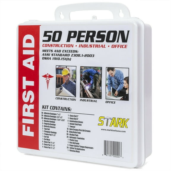 50 Person Medical First Aid Kit Home office Commercial business Health Care ANSI