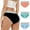 womens underwear cotton Light Blue underwear cotton, variant on Mceream Cotton Bikini Underwear Women No Show Open Back Panties Briefs Depends Seamless Thongs 10 Maternity Underwear Cotton Over Bump Blumer De Algodon Para Mujer