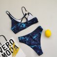 thumbnail image 4 of Elegante traje de baño cómodo para mujer ahueca hacia fuera el bikini de traje de baño dividido con círculo de impresión OAVQHLG3B Store  lin121212, 4 of 4