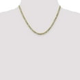 thumbnail image 5 of Avariah Diamonds Solid 14K Yellow Gold 4.2mm Flat Figaro Chain - 22", 5 of 8