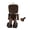 Black Walnut, variant on Wooden Dancing Robot Car Decor with Moving Limbs & Secure Base for Dashboard Artistry