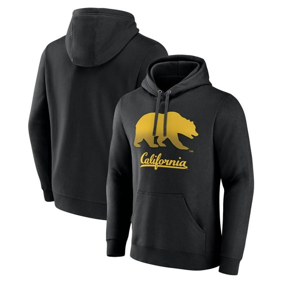 Men's Black Cal Bears Midnight Mascot Pullover Hoodie