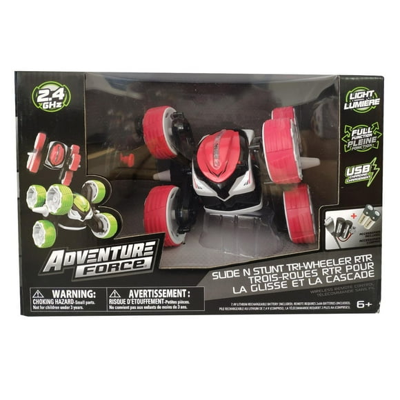 2.4Ghz ADVENTURE FORCE SLIDE N STUNT TRI-WHEELER RC Ready To Run