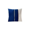 thumbnail image 1 of Injueey Funda de almohada de sofá moderna, funda de cojín cuadrada, Protector decorativo de retazos, funda de almohada de costura, dormitorio, coche, Decoración del hogar Azul oscuro Injueey HA078702-01, 1 of 6