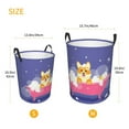 thumbnail image 5 of Kll Dog Washes In A Pink Bath Waterproof Foldable Laundry Hamper Bucket With Handles For Storage Bin,Kids Room,Home Organizer (Medium), 5 of 8