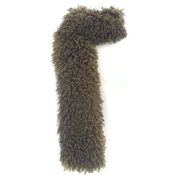 STEVIE MAC Women's Sage Faux Curly Mongolian Lamb Scarf #719 Sz O/S NEW