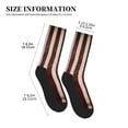 thumbnail image 3 of America Flag Retro Athletic Crew Novelty Socks for Womens Mens, 3 of 6