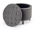 thumbnail image 7 of Safavieh Amelia Contemporary Glam Tufted Storage Ottoman, 7 of 7