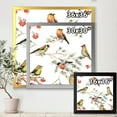 thumbnail image 4 of Designart 'Forest Birds Sitting On Branches' Traditional Framed Art Print, 4 of 4