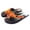Black-Orange, variant on Flipflop Slippers DYT (US WOMEN 6.5-7.5) M