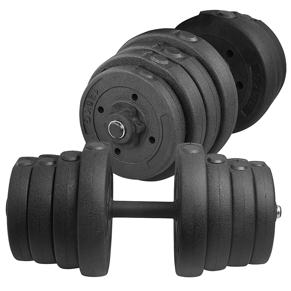 Details about   Totall 66 LB Weight Dumbbell Cap Gym Barbell Plates Body Workout Adjustable Set 