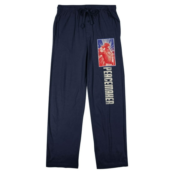 Peacemaker Peace Out Men's Navy Sleep Pajama Pants-3XL