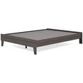 thumbnail image 3 of Signature Design by Ashley Contemporary Brymont Queen Platform Bed  Dark Gray, 3 of 9