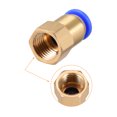 thumbnail image 4 of Unique Bargains 1/4' G Female Straight Thread 5/16' Tube OD Push In Joint Pneumatic Connector Fitting Quick Fittings 4pcs, 4 of 4