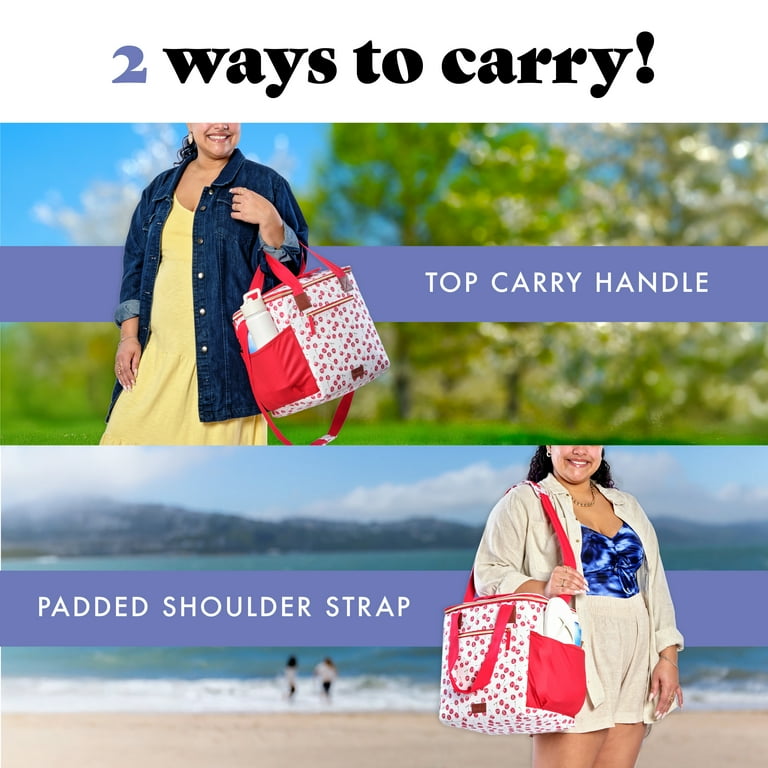 Fit & Fresh, 24-Can Soft Sided Insulated Cooler Bag, Leak Proof