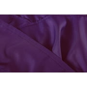Spring Home Waterfall Ruffled Fabric Shower Curtain Color Purple