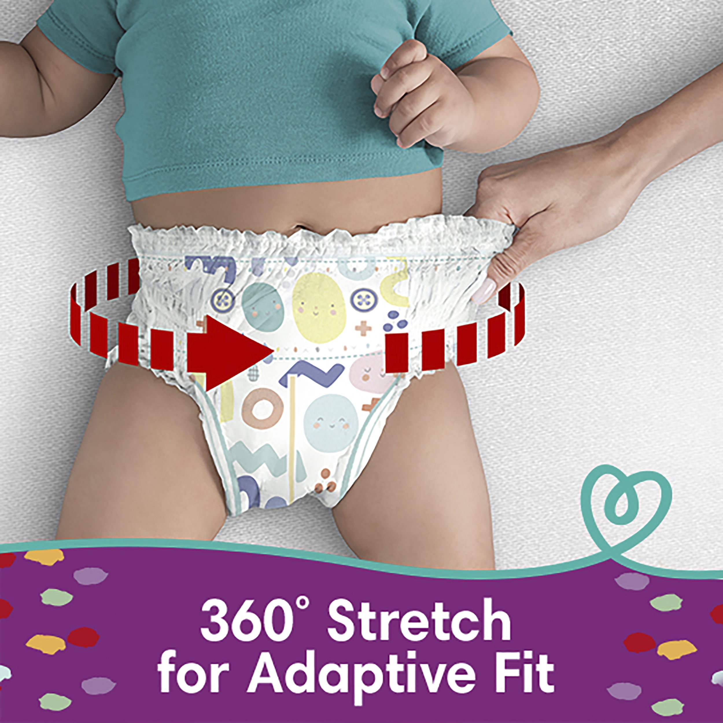 Pampers Cruisers 360 Fit Active Comfort Diapers Size 4, 62 ct