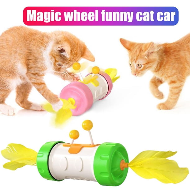Juguete Para Mascotas, Vaso De Rotación Libre De 360 Grados, Pluma De Juguete, Divertido Palo Para Gatos, Suministros Para Gatos Kearding PT002701-03