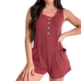 thumbnail image 2 of Timegard Shorts for Women 2pc Plus Size Elastic Waist Loose Soft Pajamas Shorts Homewear Solid Color, 2 of 6