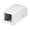 White, variant on Single Mini-Com 1-Port Lp Surface Mount Box
