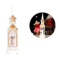 thumbnail image 1 of Farol de viento para iglesia de Navidad, adorno decorativo de lámpara navideña para mesa y armario, 1 of 8