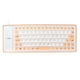 thumbnail image 1 of M Buder Teclado de Silicona Flexible con Cable USB, 85 Teclas, Resistente al Agua y Polvo, Diseño Enrollable y Portátil, Silencioso para PC y Laptop (Color Naranja Vibrante), 1 of 5