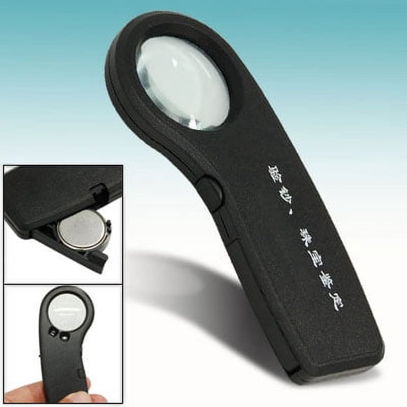 Lupa de Mapa LED de Bolsillo 40X de Unique Bargains con Detección