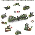 thumbnail image 2 of Exercise N Play Army Military Robot STEM Building Blocks Kit, Gift Toys for Boys Girls 6 7 8 9 10 11 12 Years Old (1158 Pieces), 2 of 10