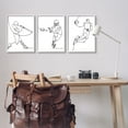 thumbnail image 2 of Stupell Industries Simple Line Doodle People Playing Sports Baseball Football Basketball, 16 x 20, Design by Kamdon Kreations, 2 of 8