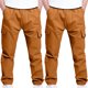 thumbnail image 1 of Cowsor 2PC Boys Cargo Sweatpants Casual Hiking Pants Joggers Athletic Trousers Cotton Loose Straight Pants for Men, 1 of 6