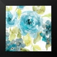 thumbnail image 2 of Robinson, Carol 15x15 Black Modern Framed Museum Art Print Titled - Belles Blue II, 2 of 5