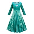 thumbnail image 1 of Frozen Anna Encanto Disfraces para niñas Isabella Fiesta de cumpleaños de Halloween Prom Cosplay Rapunzel Snow White Merida Princess Dress2T (Etiqueta 100) Gao Jinjia LED, 1 of 2