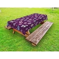 thumbnail image 1 of Butterfly Outdoor Tablecloth, Vortex Shapes with Polka Dots Background Flower Pattern Colorful Animal Design, Decorative Washable Fabric Picnic Tablecloth, 58 X 104 Inches, Multicolor, by Ambesonne, 1 of 2