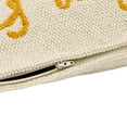 thumbnail image 6 of Creative Co-Op Embroidered Cotton Lumbar Pillow with "Today Is A Gift" Design, Cream and Mustard, 6 of 10