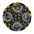 thumbnail image 4 of Orinice Paisley Pattern Round Table Cover Stain Resistant Washable Indoor Outdoor Tablecloth Kitchen Dining Wedding Parties 100% Polyester Fiber 42-46, 4 of 8