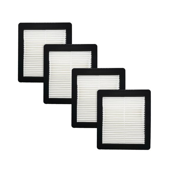 Nispira 107315 HEPA Media Vacuum Filter for Team Super Coach Pro 10 & 6 ProVac FS 6 107303, 107304, 107305, 107306, 107307, 107308, 4 Pack