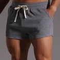 thumbnail image 2 of BaoFuBaoMei Mens 2 Inch Inseam Shorts Big and Tall Striped Drawstring Workout Shorts Summer Casual Shorts, 2 of 6
