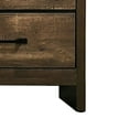 thumbnail image 4 of Dyna 24 Inch Wood Nightstand 2 Drawers Bar Handles Rich Textured Brown - Saltoro Sherpi, 4 of 5
