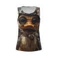 thumbnail image 4 of Lsque Vintage Gentleman Duck Printed Workout Tank Tops for Women, Athletic Sports Tank Tops, Compression Sleeveless Dry Fit Shirts,Sleeveless Yoga Shirt-X-Large, 4 of 9