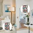 thumbnail image 4 of Yayeee Toggle Light Switch Wall Plate 1-Gang 4.5"x2.7" Home Decorative Outlet Cover, Orange Geometric, 4 of 7